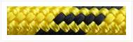 DOUBLE TRESSE GAINE 24 FUSEAUX EN POLYESTER HAUTE TENACITE AME TRESSE PES HAUTE TENACITE PRE-ETIREE
