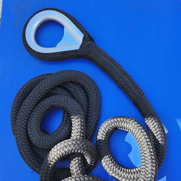 Élingue textile gainée avec cosse cœur – tresse polyester haute résistance