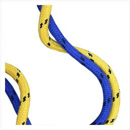 DOUBLE TRESSE POLYESTER 24 FUSEAUX HAUTE TENACITE EN SHAPPE ASPECT COTON AVEC AME TRESSEE