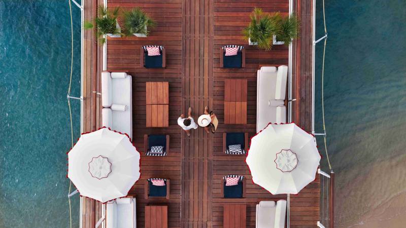 Fabrication de cordage sur mesure de Garde-corps pour un hôtel de prestige sur la Côte d'Azur